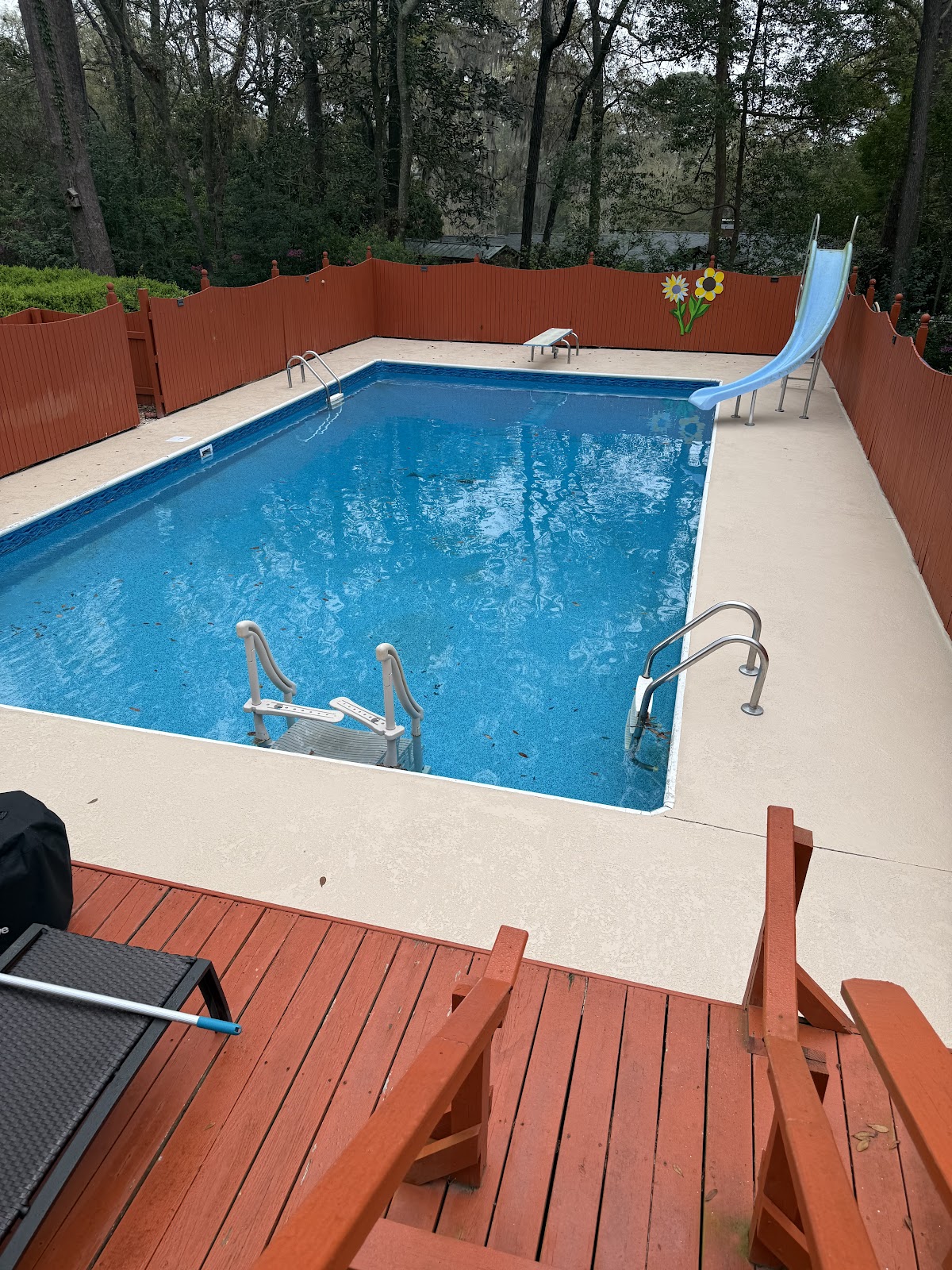 Adam Bunker Pool Deck Project in Tallahassee